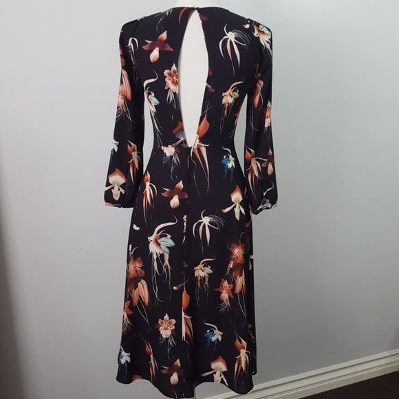 H&M BEAUTIFUL DRESS.ORCHID PRINT - Picture 5 of 8